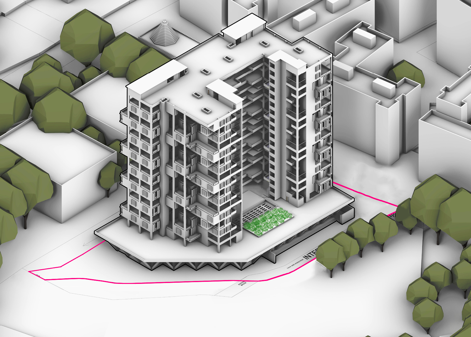 Vertical Village Spread